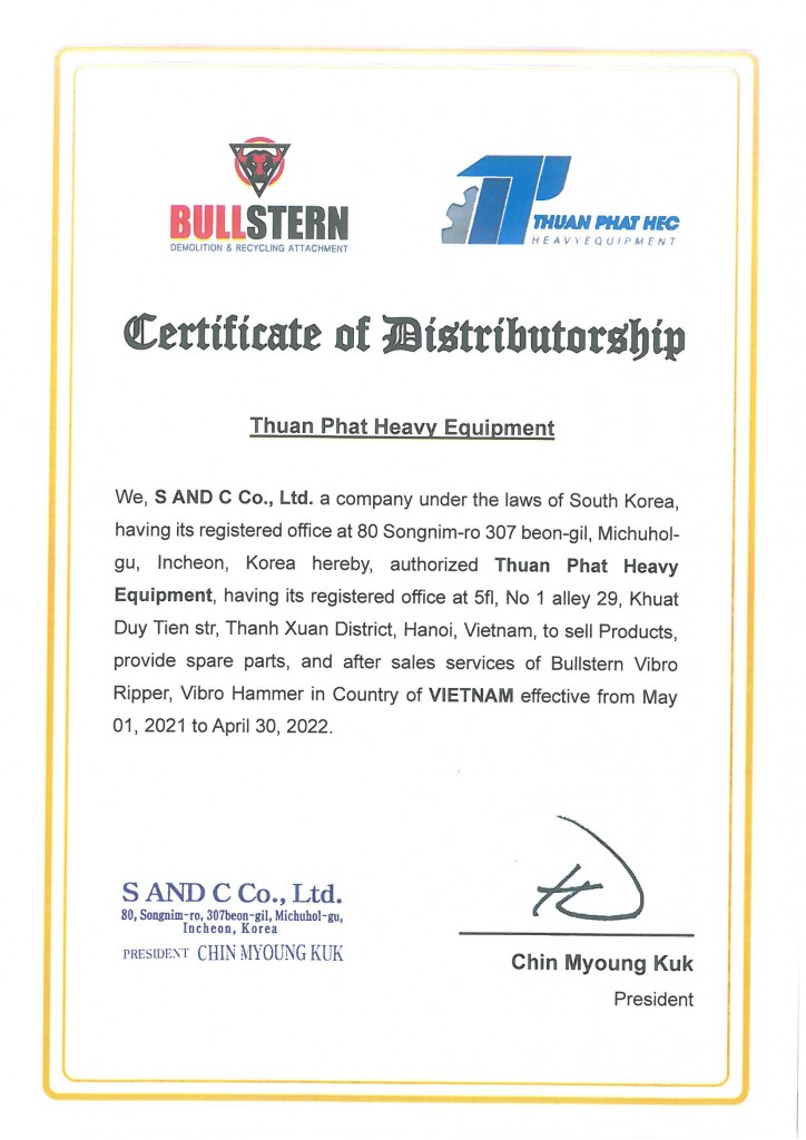 Certificate of Distributorship_Thuan Phat Heavy Equipment (1)-1