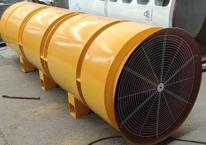 Công ty Thiết bị nặng Thuận Phát bàn giao quạt gió thông hầm cho khách hàng.
